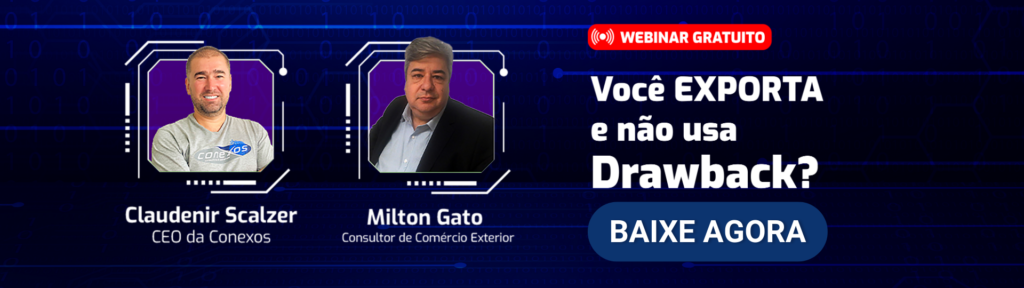 Banner webinar Voce exporta e nao usa drawback