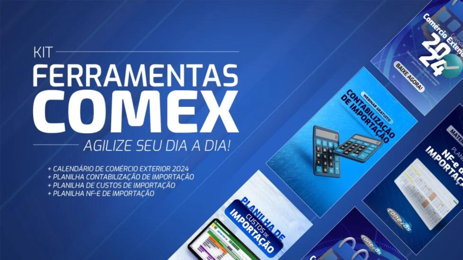 KIT de ferramentas COMEX: agilize seu dia a dia!