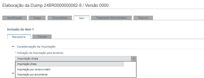 Passo a Passo para a elaboracao da DUIMP Passo 10