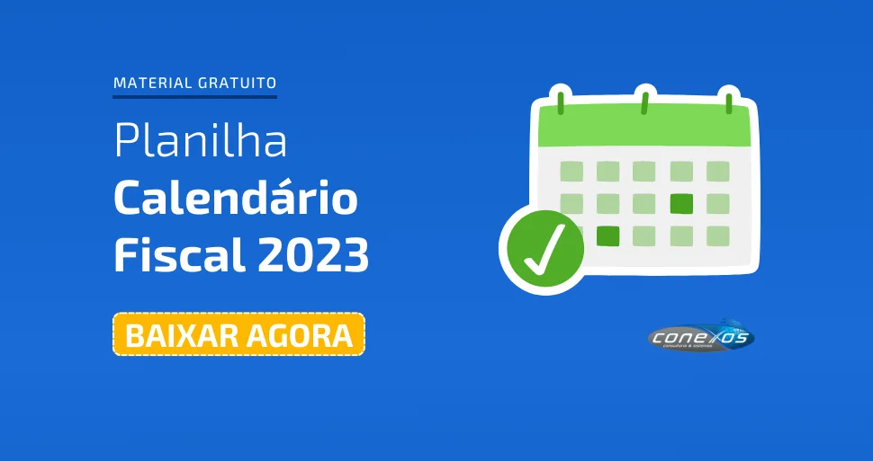 Planilha Calendário Fiscal 2023